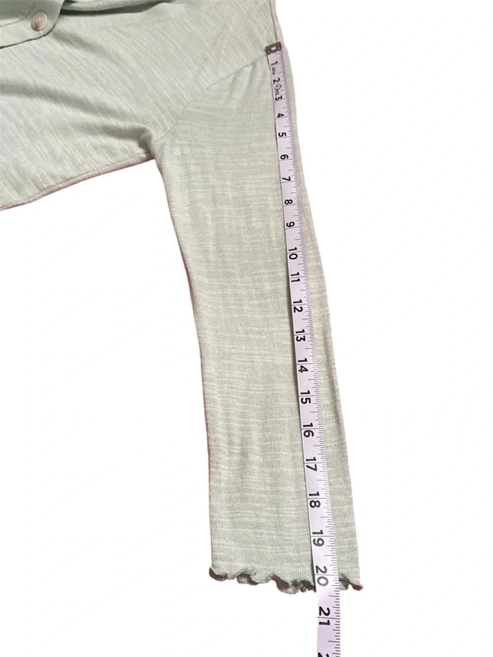 Old Navy Sage Green Lightweight Cropped Cardigan